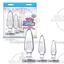 Kit de plugs anales transparentes